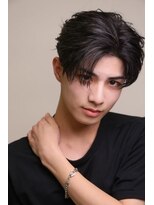 キング 楠葉店(K!ng)&nbsp;波巻きツイストスパイラルパーマ/フェザーパーマ/眉毛/メンズ