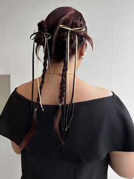 美容室 アイディー i-dee 参列ヘアセット/ツインカチモリ