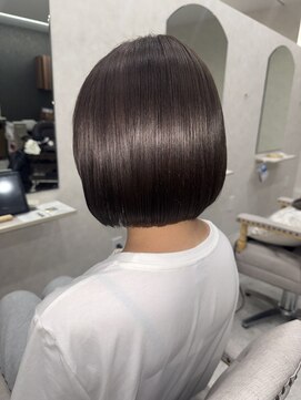 ロエン 西岡崎店(ROEN) ボブ、ブラウンカラー、暗髪