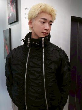 ペレ 梅田(PELE) サーフカール/スパイキーショート/ブルーブラック/梅田