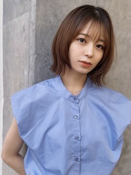 ミリ(mm) レイヤーカット レイヤーボブ ボブ 韓国 髪質改善 仙台