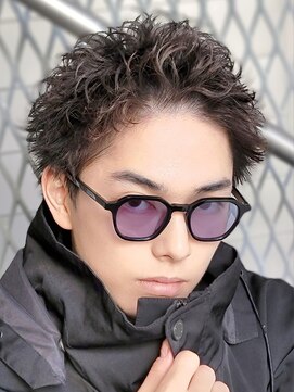 フィフス(fifth) 原宿ツイストスパイラルパーマメンズカットラウンドマッシュ30代