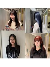 〈Stylist〉山本 来愛 ブリーチなしでも叶う透明感カラーで、柔らかく品のある女性らしさを @momb__kurea