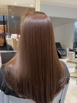 ニューヨークニューヨーク 阪急高槻店(NYNY)&nbsp;ダッフィーブラウンブリーチなしイルミナ透明感カラー１０トーン