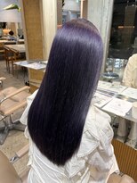 サンク 原宿 表参道(cinq) ミルクティーグレージュ顔まわりレイヤーボブヘーゼルグレージュ