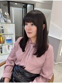 ワンカールで可愛いレイヤーカット韓国ワンホン