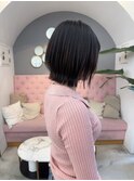 ココアベージュ/オリーブグレー/小顔/大阪/梅田/レイヤーボブ