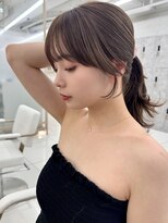 アッシュ 茗荷谷店(Ash)&nbsp;茗荷谷レイヤーカット韓国ダブルカラー顔周り前髪カットボブ