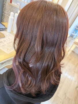 ハグエヴェック(HUG AVEC) つやつやピンク