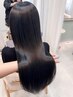 【カット無し★梅雨対策】縮毛矯正+オージュア5stepTR+浸透ケア¥19,800