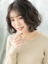 ドクターズ サロン ラブ(Dr's Salon LAB)&nbsp;アッシュ小顔補正カットツヤ髪エアリーウェーブu古河30代40代