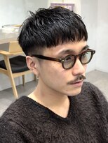 フィフス 神南(fifth) メンズミディアムウルフスパイラルシャドウクロップスタイル
