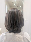 白髪ぼかしハイライト