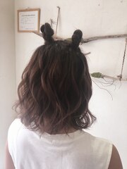 ツノヘアースタイル