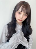 Aラインボブ/グラデハイライト/うる艶ラベンダー[銀座]
