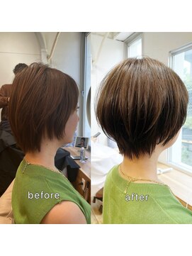 ラナ 渋谷(Lana) 【Chill】大人かわいいマロンベージュカラーショートスタイル◎