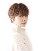 ショート丸み/アッシュベージュ/表参道/30代40代50代