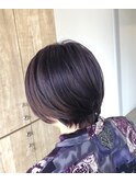 ダークパープル×ショート
