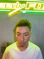 グリーディーフォックス 三軒茶屋(GreedyFOX)&nbsp;波巻き/マッシュパーマ/ウルフ/ハイライト<理容室>三軒茶屋