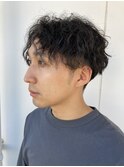 波巻きツイストMIXパーマ