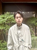 ノーム(norm) アップバングセンターパートカジュアルメンズヘア