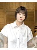 ボブ/ミニボブ/顔周りレイヤーカット/ショートボブ/外はねボブ