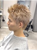 アッシュブラックベリーショート