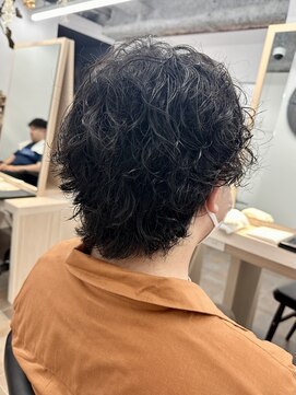 サロンドジョー(salon de joe) ウルフパーマ波巻きパーマツイストスパイラルパーマ 奥東 巧真