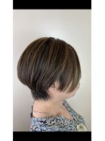 松本平太郎美容室 浦安店&nbsp;白髪ぼかし　ショートスタイル/30代40代50代60代