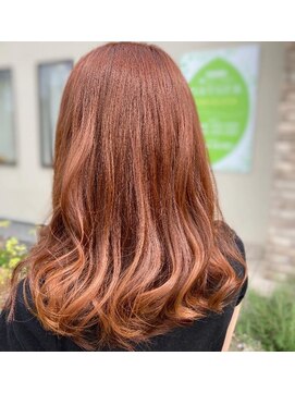 ヘアラボナチュラ(hair Labo natura) オレンジカラー