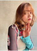 【Taylor 大宮】レイヤーミディ×オレンジベージュ
