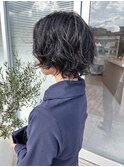 ウルフボブ×ハイライト