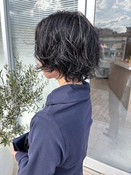 ユウヘアー 千代田橋店(U Hair) ウルフボブ×ハイライト