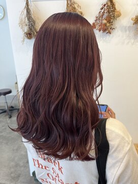 シア 綾瀬店(SHEER) 艶感たっぷりピンクブラウンカラー/オージュア