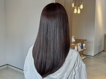 全てのメニューに【高濃度水素シャンプー・トリートメント】を使用