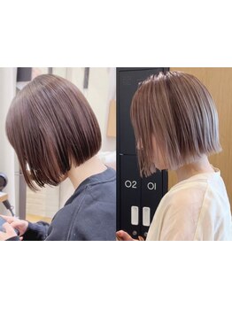 骨格に合わせた似合わせカットで、顔周りカットで創る小顔シルエットが叶う♪再現性の高いカットが人気！