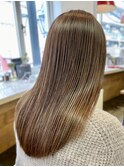 〈k8〉大人ショートハイライト髪質改善キッズカット前髪30代40代