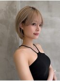 レイヤーボブ×ハイトーン[心斎橋/髪質改善]