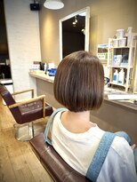 ヘアーメイクロージー 八軒店 (HAIR MAKE ROSY)&nbsp;大人ショートボブハイライトメッシュ白髪ぼかし