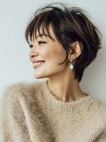 ヒマル 学芸大学(Himaru)&nbsp;大人女性/ショートカット/ボブルフ/ネビージュ/小顔/パーマ