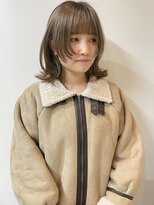 シアアルン 新小岩店(SHEER alun)&nbsp;◆【赤みゼロ】オリーブベージュ×顔周りレイヤー【新小岩】