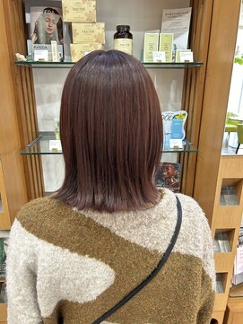 プランタンアヴェダ(printemps AVEDA) 切りっぱなしボブ