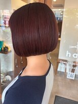ハル 泉中央駅前店(hal)&nbsp;【コンパクトミニボブ×カシスレッド】