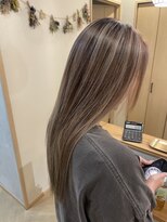 アールヘア(ar hair) 【茨木 ハイライト】大人おしゃれなコントラストハイライト