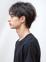 理容ハンサム 戸田公園店 ダークアッシュカジュアルルーズパーマショートp1戸田公園