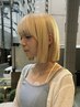 【ブロンド艶髪に挑戦】ブリーチカラー+カット¥15800~