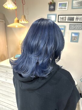 エルデ ナインズ ヘアー スタンド 川口店(elde 9's HAIR STAND) ハッシュカット/デザインカラー/ダブルカラー/髪質改善