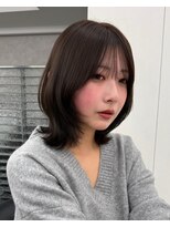 サンドナル 鹿児島天文館(sand NALU)&nbsp;ハッシュカット/グレージュ/デザインカラー[鹿児島天文館]