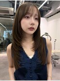 レイヤーカット/ハッシュカット/透明感カラー/横浜