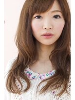オブハーツ 若葉台店(OF HEARTS) やわらかなウェーブでヘルシーセミロング